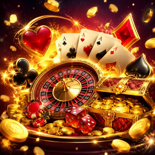 Tela de jogos do app de cassino em um celular Android