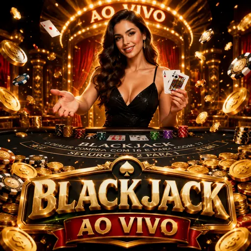 Dealer profissional distribuindo cartas em mesa de blackjack ao vivo